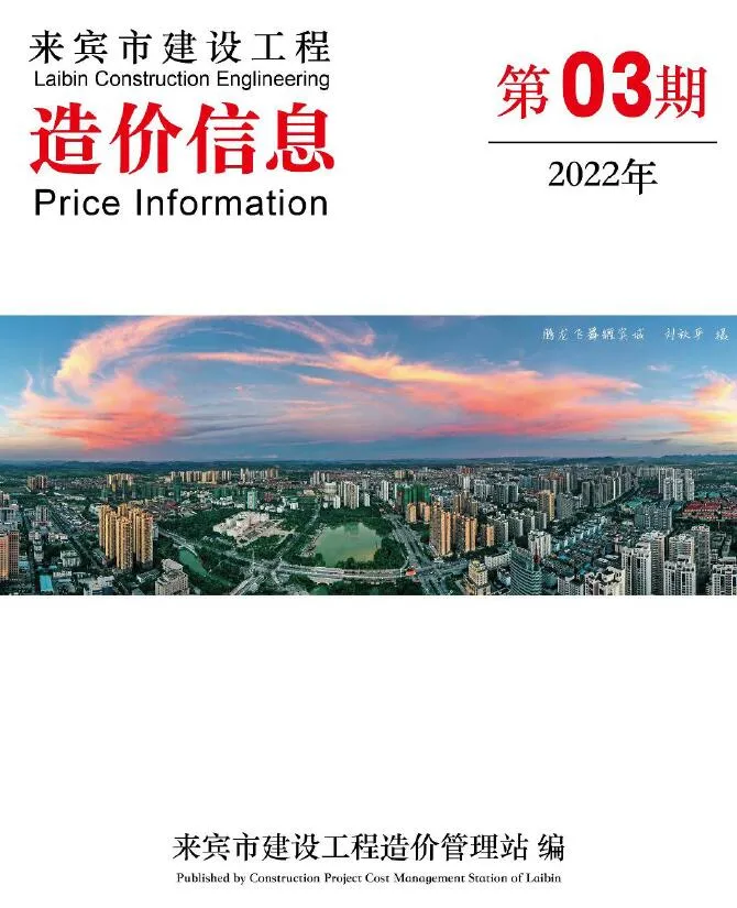 来宾2022年3月信息价