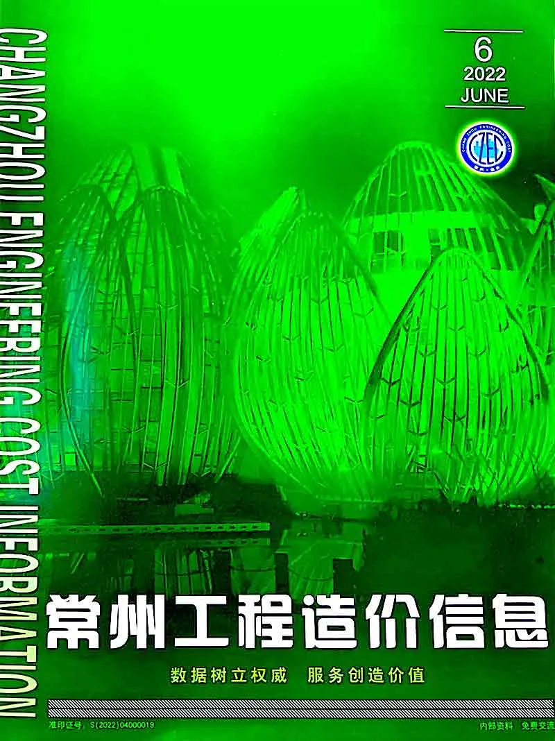 2022年常州信息价