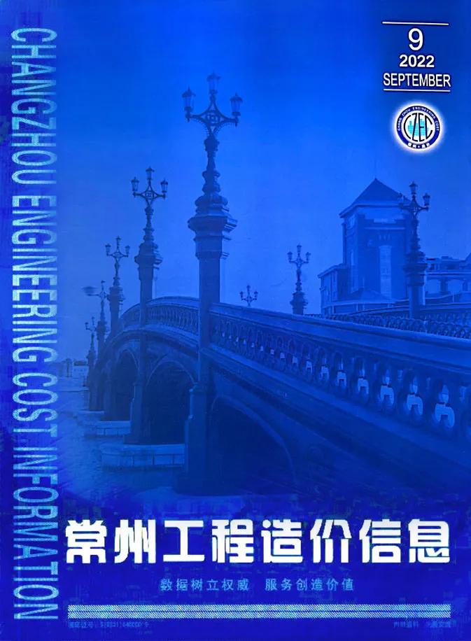 2022年常州信息价