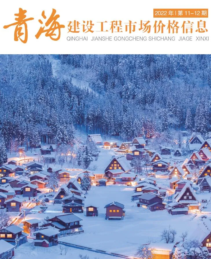青海2022年12期电子版信息价