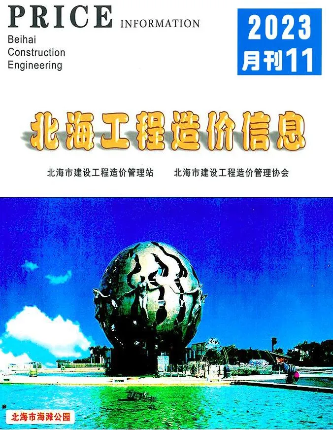 北海2023年11月信息价