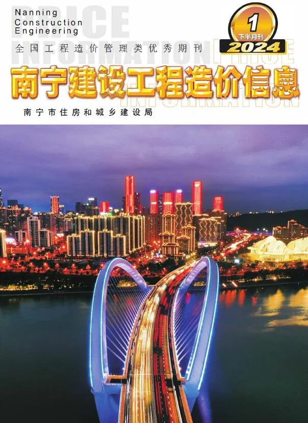 南宁2024年1月下半月刊信息价封面