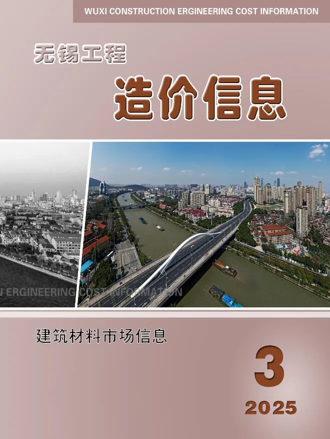 无锡2025年3月建材市场信息价封面