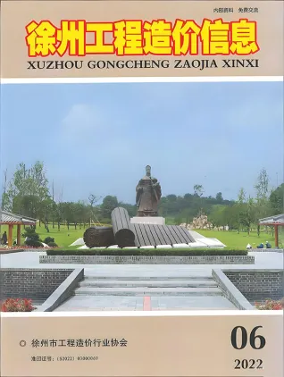 徐州市2022年6月工程信息价第一页