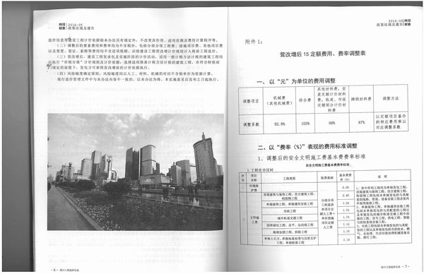 四川省2016年第5期信息价封面