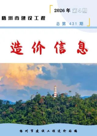 梧州市2026年4月材料指导价第一页