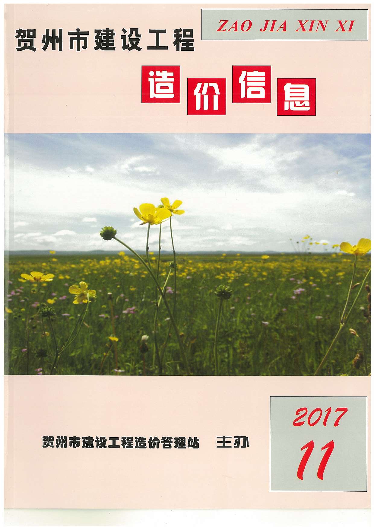 贺州市2017年11月信息价封面