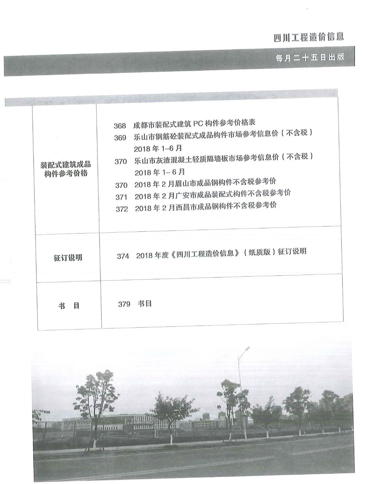 2018年四川省信息价