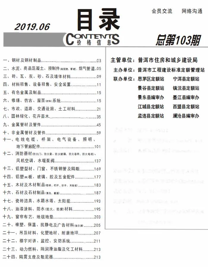 2019年普洱信息价