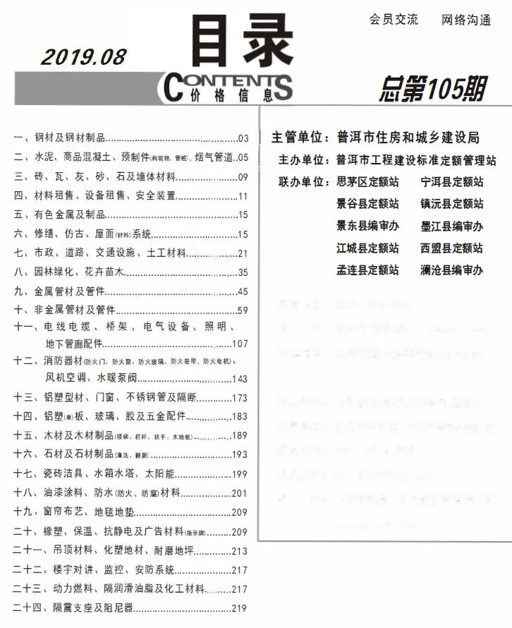2019年普洱信息价