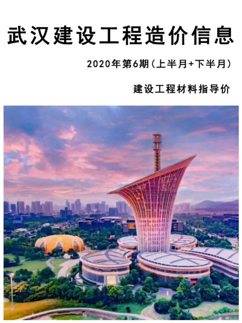 武汉2020年第6期电子版信息价