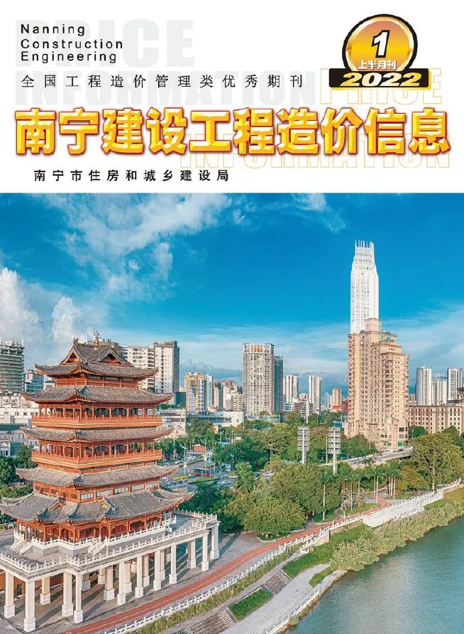 2022年1南宁上半月信息价封面