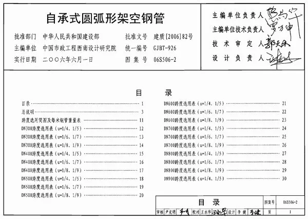 06S506-2自承式圆弧形架空钢管PDF